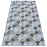 Covor Crem Triunghiuri 160x230cm Viscoza Nobis 84166 Modern