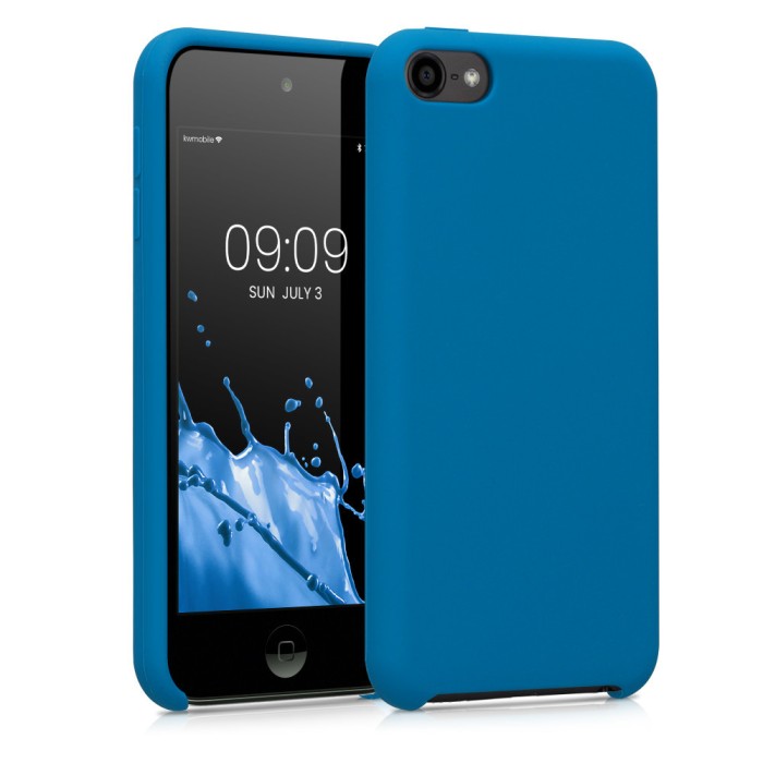 Husa pentru Apple iPod Touch 6th/iPod Touch 7th, Kwmobile, Albastru, Silicon, 50528.224