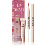 Makeup Revolution Lip Shape Kit set &icirc;ngrijire buze culoare Pink Nude 1 buc