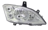 Far Mercedes Vito/ Viano (W639), 10.2010-2014, partea Dreapta, cu daytime running light; tip bec H7+H7+H7; reglare electrica; cu motor, Rapid