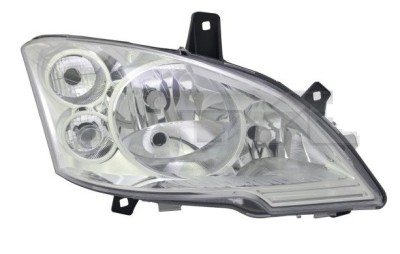 Far Mercedes Vito/ Viano (W639), 10.2010-2014, partea Dreapta, cu daytime running light; tip bec H7+H7+H7; reglare electrica; cu motor foto