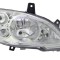 Far Mercedes Vito/ Viano (W639), 10.2010-2014, partea Dreapta, cu daytime running light; tip bec H7+H7+H7; reglare electrica; cu motor