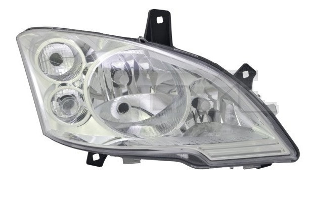 Far Mercedes Vito/ Viano (W639), 10.2010-2014, partea Dreapta, cu daytime running light; tip bec H7+H7+H7; reglare electrica; cu motor