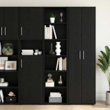 Cumpara ieftin Bufet Stejar Negru 45 x 41 x 185 cm Lemn prelucrat