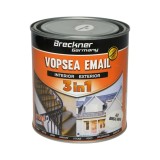Vopsea email anticoroziva 3 in 1 Alb Boreal 1L Breckner Germany - aplicare directa pe rugina, interior/exterior, lucios