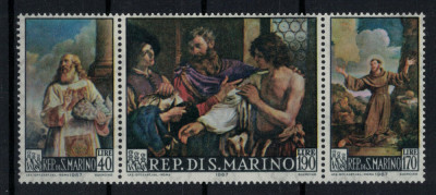 SAN MARINO 1967 - Picturi / serie completa MNH foto