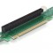 Riser card PCI Express x16 unghi 90 inserare stanga, Delock 89105