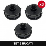 Set 3 bucati - Reductie bazin IBC 1000L S60X6X1/2", filet interior Topautochei&amp;#174;