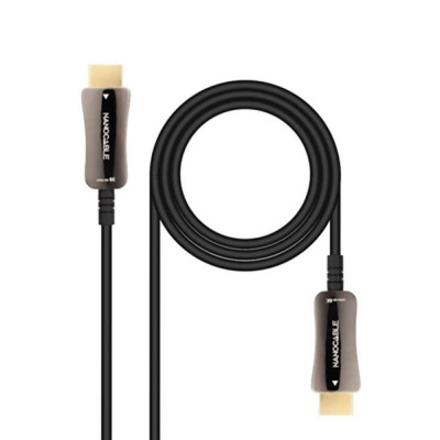 HDMI Cable NANOCABLE 10.15.2120 8k ultra hd 48 gbit/s 20 m Black foto