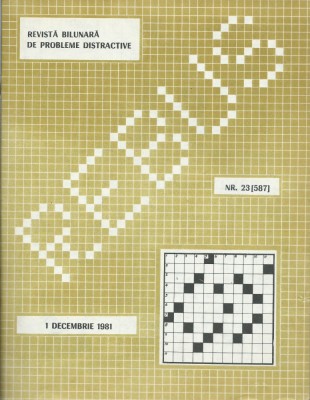 Revista Rebus nr. 23 / 1 decembrie 1981 foto