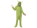 Costum Halloween extraterestru verde (pentru baieti)
