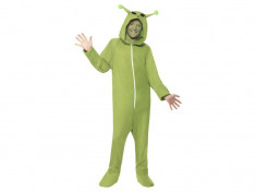 Costum Halloween extraterestru verde (pentru baieti) foto
