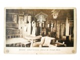 Rara! Carte postala militara de campanie necirculata Palatul Cotroceni,camera Reginei Maria,ocupatia germana WWI 1917-1918