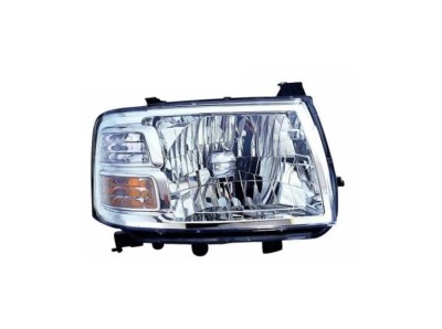 Far FORD RANGER, 11.2006-03.2009, DEPO, fata, partea dreapta, tip bec H4+PY21W+W5W; manual; foto