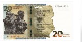 Polonia 20 Zloti 2022 P- 196 a Protection of the Polish Eastern Border Folder UNC