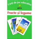Carti de joc educative - Fructe si legume