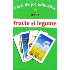 Carti de joc educative - Fructe si legume - LIBHUMANITAS