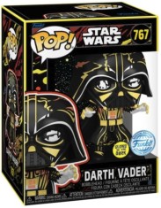 Figurina - Funko Pop! Star Wars: Darth Vader Retro (Glow in the Dark) | Funko foto