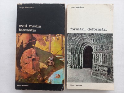 JURGIS BALTRUSAITIS - EVUL MEDIU FANTASTIC + FORMARI, DEFORMARI. STILISTICA... foto