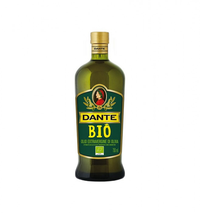 Ulei bio de masline extravirgin, 750ml Olio Dante