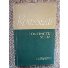 CONTRACTUL SOCIAL - ROUSSEAU - Editura Stiintifica