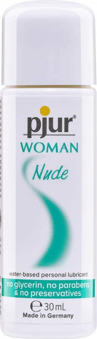 pjur Woman Nude - Lubrifiant pe Bază de Apă pentru Femei, 30 ml
