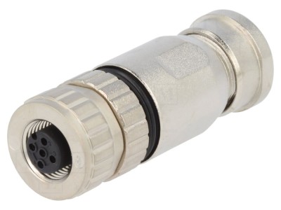 Conector M12 mamă IP67, 5 pini foto