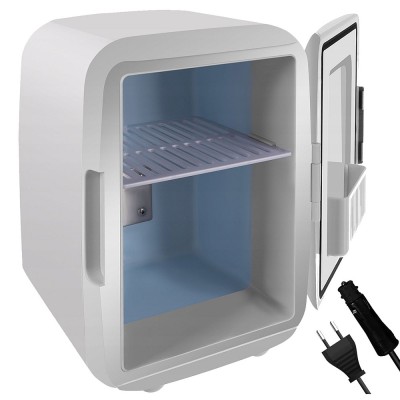 Mini Frigider 4L Portabil 2-in-1 cu Functie de Racire si Incalzire, Alimentare 220V/12V, Alb foto