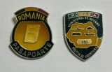 Lot 2 Insigne Anii 90 Ministerul de Interne Pasapoarte Poliția de Frontieră Grăniceri, Europa