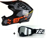 Cumpara ieftin Casca Moto Atv Cross Enduro Downhill + Ochelari 100% ,marimi disponibile XS,S,M si L