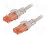 Cablu patch cord, Cat 6, lungime 1m, S/FTP, DIGITUS - DK-1644-010