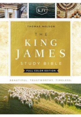 The King James Study Bible, Hardcover, Full-Color Edition foto