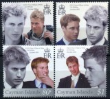 Insulele Cayman 2003 - Printul William, regalitate britanica, serie neuzata