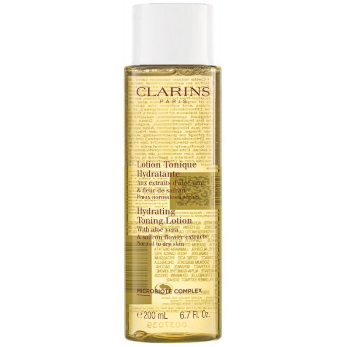 Clarins Hydrating Toning Lotion Tonic cu aloe vera si extract de floare de sofran 200 ml