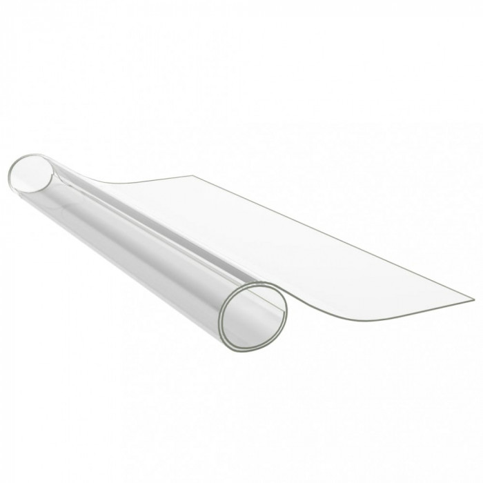 Fata de Masa tip Folie PVC de Protectie pentru Masa sau Podea/Parchet, Transparent, Dimensiuni 160x90 cm