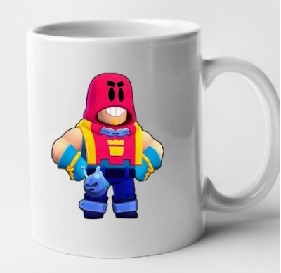 Cana alba personalizata Brawl Star - Grom, INOVATIX&amp;reg;. 330ml foto