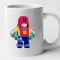 Cana alba personalizata Brawl Star - Grom, INOVATIX&reg;. 330ml