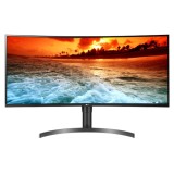 Monitor Refurbished, LG 35WN75C-B, LED, Curbat, Diagonala 35 inch, Rezolutie 3440x1440