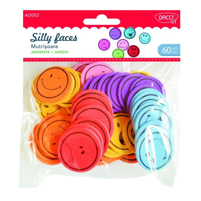 Mutrisoare din spuma autoadeziva - Accesorii craft Daco