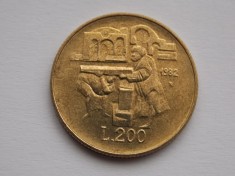 200 LIRE 1982 SAN MARINO foto