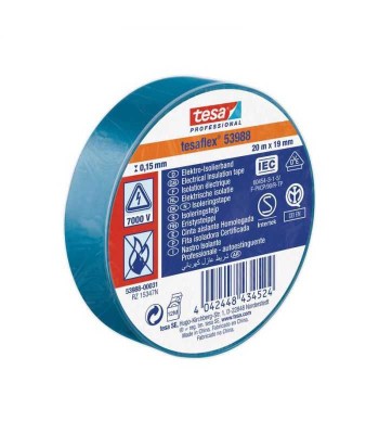 Banda izolatoare TESAFLEX 20m albastru Tesa foto