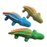 Set 3 jucarii de plus pentru caini, Crocodili, diverse culori