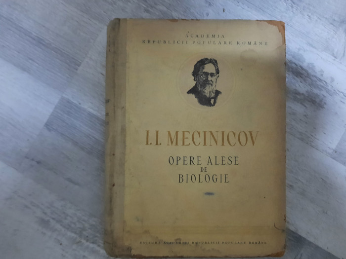 Opere alese de biologie de I.I.Mecinicov