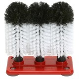 Gl&auml;sersp&uuml;lb&uuml;rste, Gl&auml;sersp&uuml;lb&uuml;rstengarnitur Profis - GR-1 - 3 x 18 cm