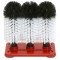 Gl&auml;sersp&uuml;lb&uuml;rste, Gl&auml;sersp&uuml;lb&uuml;rstengarnitur Profis - GR-1 - 3 x 18 cm