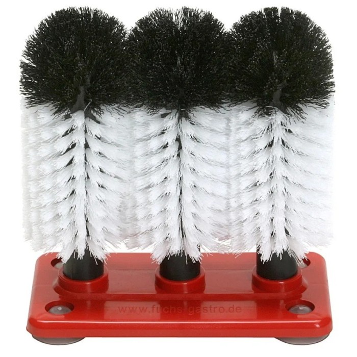 Gl&auml;sersp&uuml;lb&uuml;rste, Gl&auml;sersp&uuml;lb&uuml;rstengarnitur Profis - GR-1 - 3 x 18 cm