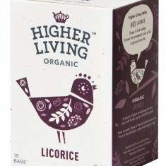 Ceai lemn dulce eco, 15 plicuri, Higher Living