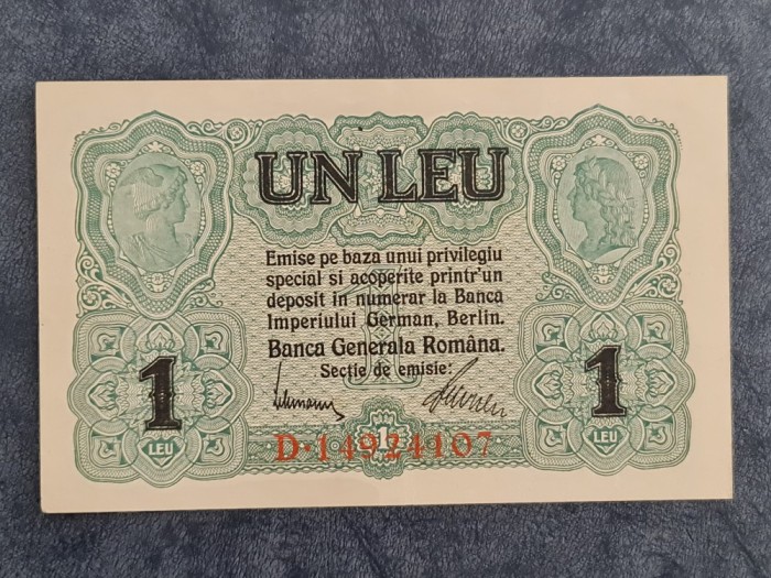 1leu BGR din 1917