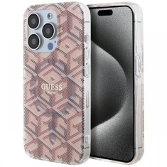 Guess Husa GCube MagSafe iPhone 15 Pro Max Roz foto