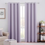 Set doua draperii semi-blackout, mov